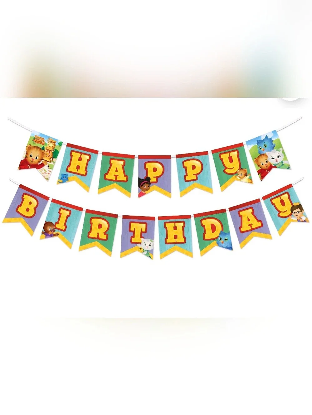 Daniel Tiger Happy Birthday Banner